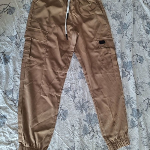 Men's beige pants, size M