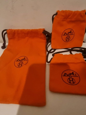 Hermes αυθεντικό Dust bag 3 τεμάχια σαν καινούργιο