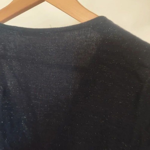 Sessun summer dress like new, metallic navy blue, size S
