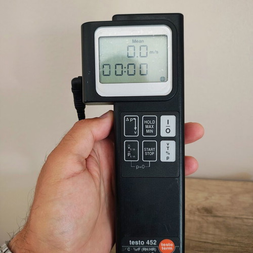 Testo 452 device like new without battery and charger