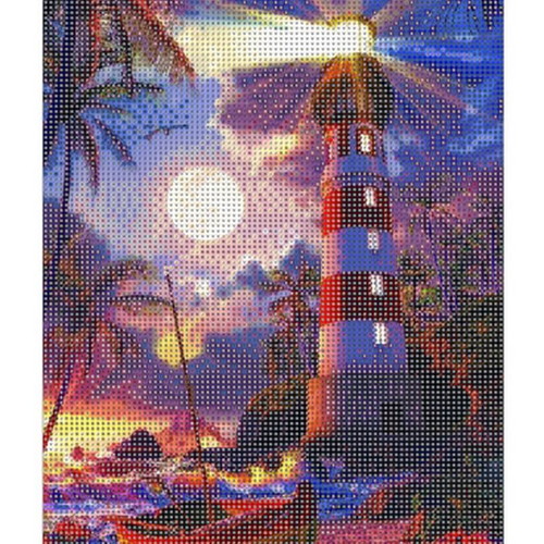 Diamond painting lighthouse craft kit new