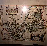  Joan Blaeu (1596 - 1673)  Qveicheu imperii sinarvm Provincia decimaqvarta σπανιοτατος χάρτης του 1662