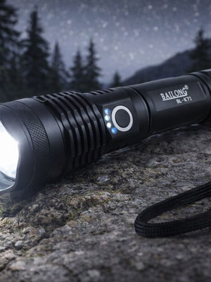 Bailong BL-X71-P50 Rechargeable LED Flashlight New, IPX6, 1400lm