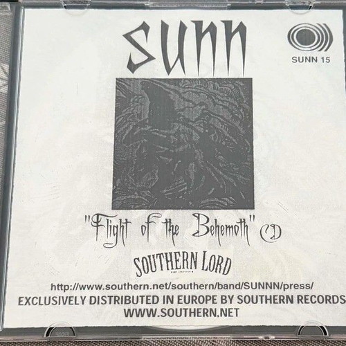 Sunn O))) Flight of the Behemoth Promo CD, Southern Lord, metal