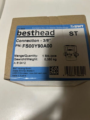 BWT filter head new