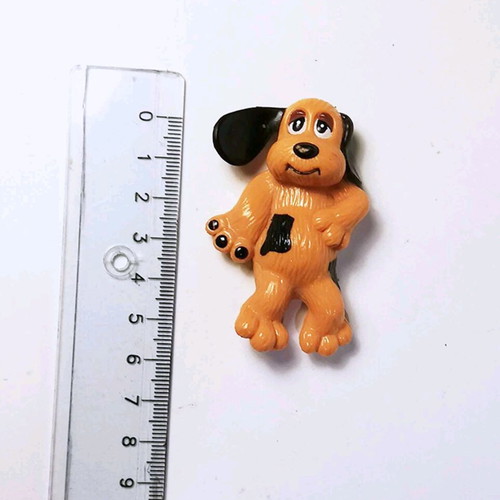 Dog plastic figure toy used