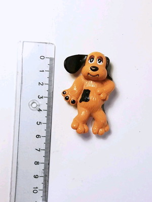 Dog plastic figure toy used