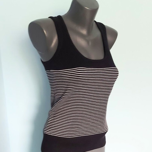 Xdye knitwear women's cotton tank top, striped