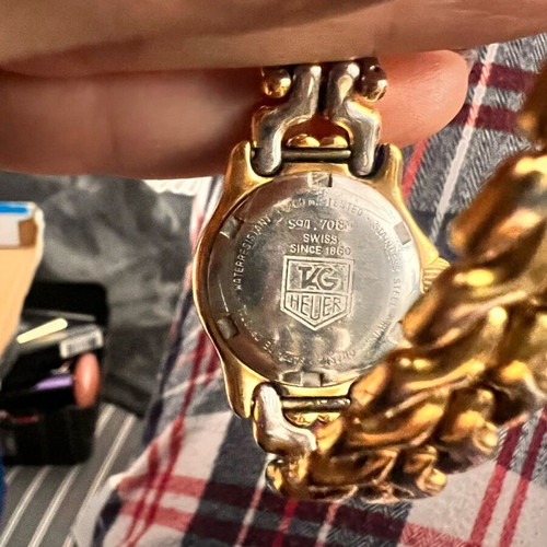 Vintage women's TAG Heuer Limited Edition watch used, gold tone