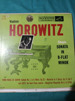 Vladimir Horowitz Chopin Sonata vinyl record like new, classical