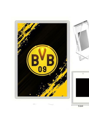 Μαγνητάκι ψυγείου Borussia Dortmund με διάφανη ακρυλική κορνίζα φωτογραφιών