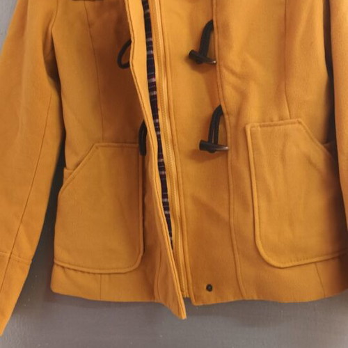 Montgomery coat used, yellow, size XL