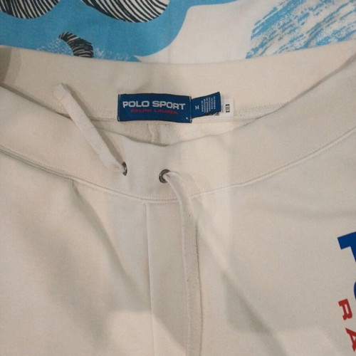 Polo Sport Ralph Lauren tracksuit almost new, white, 100% cotton