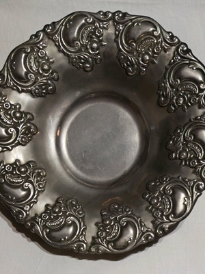 Silver-plated disk like new, 31 cm diameter