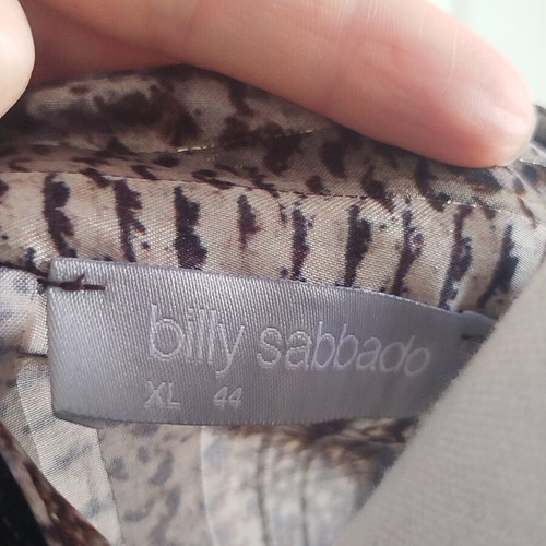 Μπλούζα Billy Sabbado με σατέν υφή και print φιδιού, XL