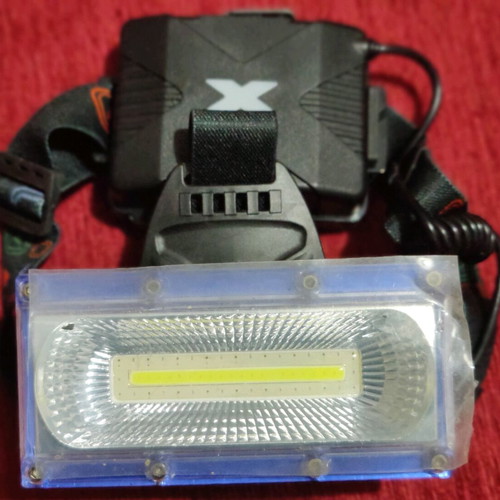 W608 20W Headlamp new with 3 UltraFire 18650 batteries