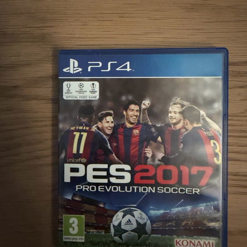 PES 2017 PS4 game like new