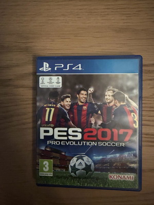 PES 2017 PS4 game like new