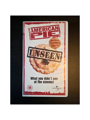 American Pie Unseen VHS tape used, collector's edition
