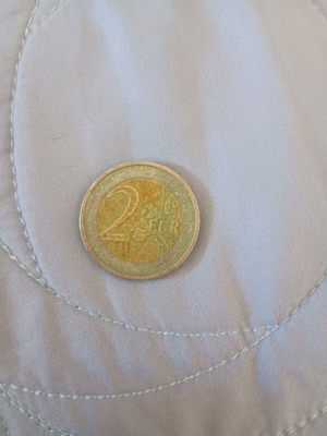 Κέρμα 2 ευρώ μεταχειρισμένο, γαλλικό έτος 1999 με σχέδιο δέντρου