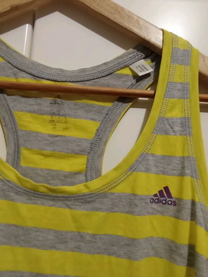 Μπλούζα Adidas Large βαμβακερή, σχεδόν αφόρετη