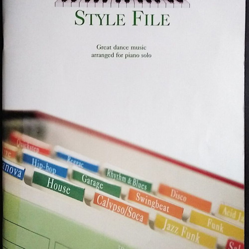Dance Style File by Adrian York like new, piano solo sheet music