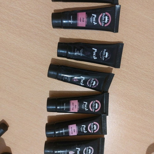 Nail gel used, some
