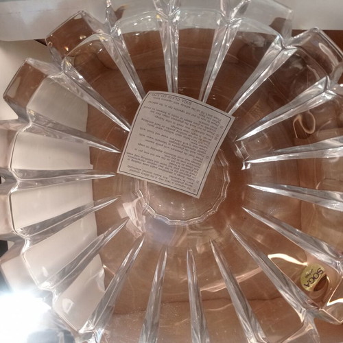 Crystal bowl unused