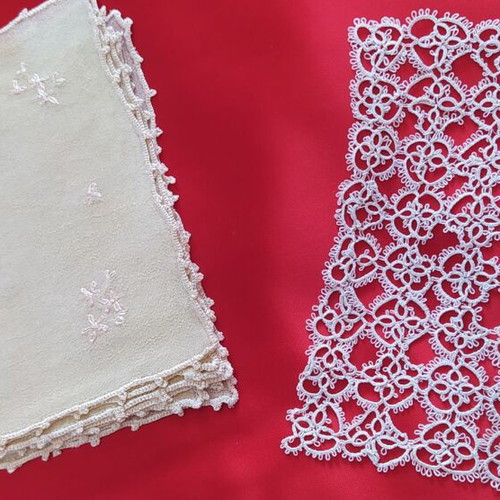 Vintage collection of 40 used embroidered linens