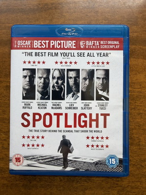 Spotlight Blu-ray like new with English subtitles