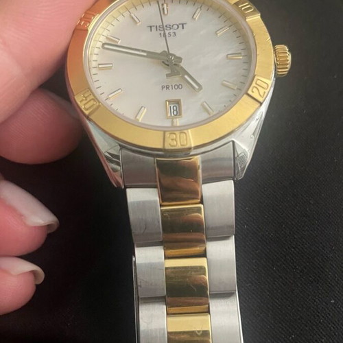 Tissot women's two-tone watch like new