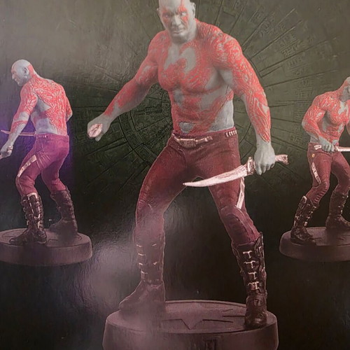 Marvel Movie Collection Drax figure and magazine like new, issue 16