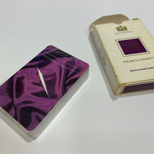 Vintage Silk Cut playing cards new, sealed