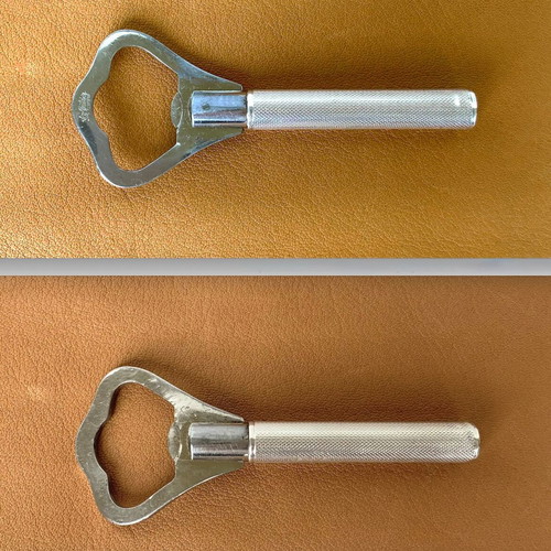 Pfeilring Solingen corkscrew and silver 800 bottle opener used