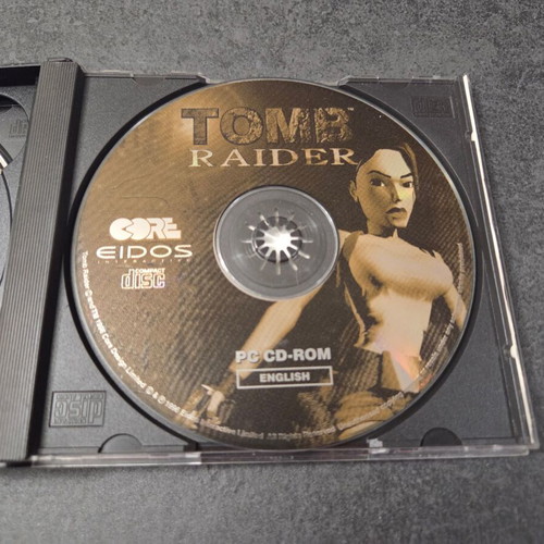 Tomb Raider I and II PC game used, Greek edition