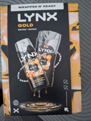 Lynx Gold gift set deodorant and bodywash new