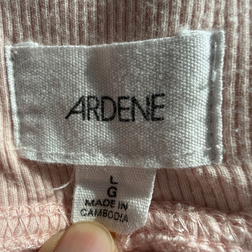 Ardene pink pants, size large