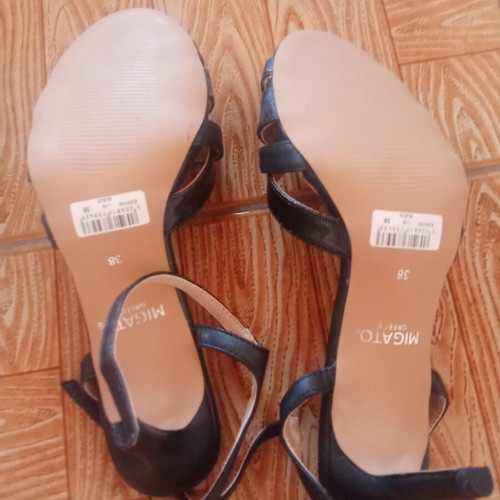 Migato sandals new black with straps size 38