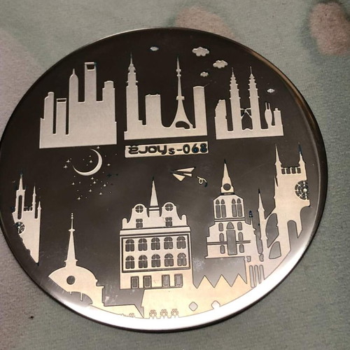 Nail Art set used with wallet and metal plates