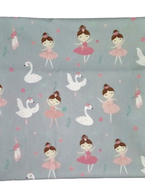 Children's placemat ballerinas and swans new 30x30 cm