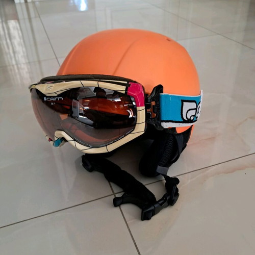 Cairn ski helmet and mask child used size 55-56cm