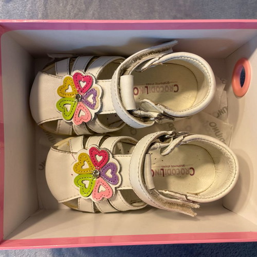Crocodilino children's anatomical leather sandals No 21