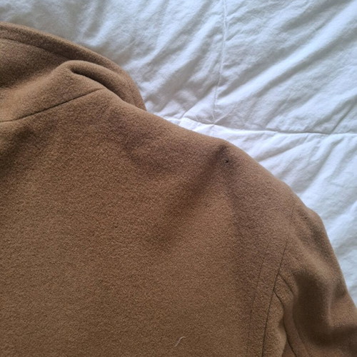 Camel Coat men's unisex used, size XL, tan color