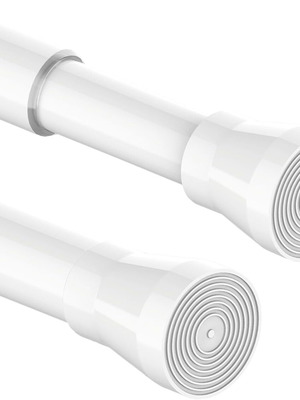 Telescopic shower rail 70–85 cm white, like new