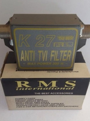 Φίλτρο CB Low Pass ANTI TVI RMS K27 καινούργιο 300W