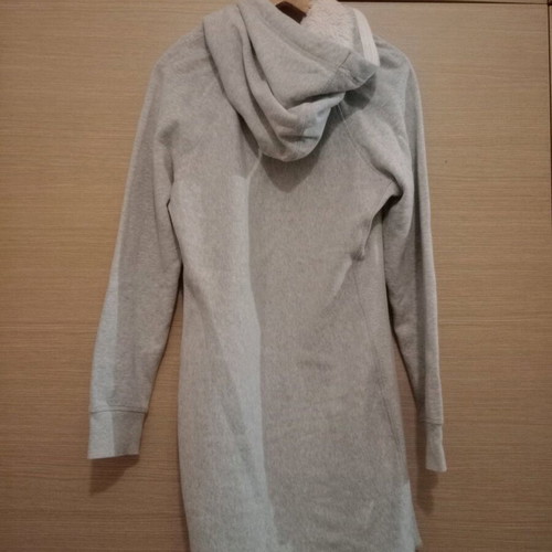 H&M sweatshirt dress used size M, white and gray