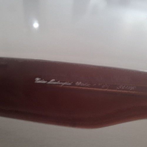 Karl Lagerfeld Paris vintage sunglasses LA653 used, burgundy