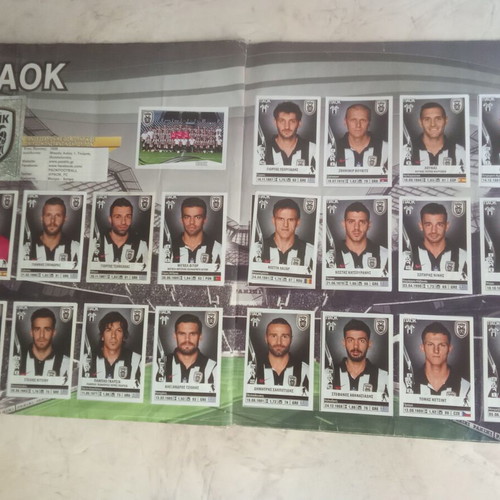 Panini Super League Greece 2013/14 sticker album used
