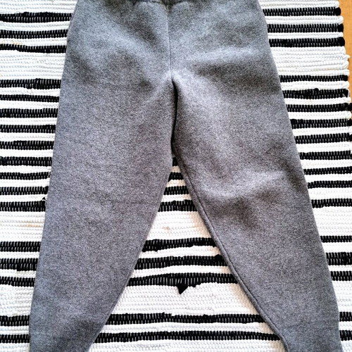 Zara knit wool pants new, comfortable fit, size L, gray