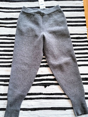 Zara knit wool pants new, comfortable fit, size L, gray